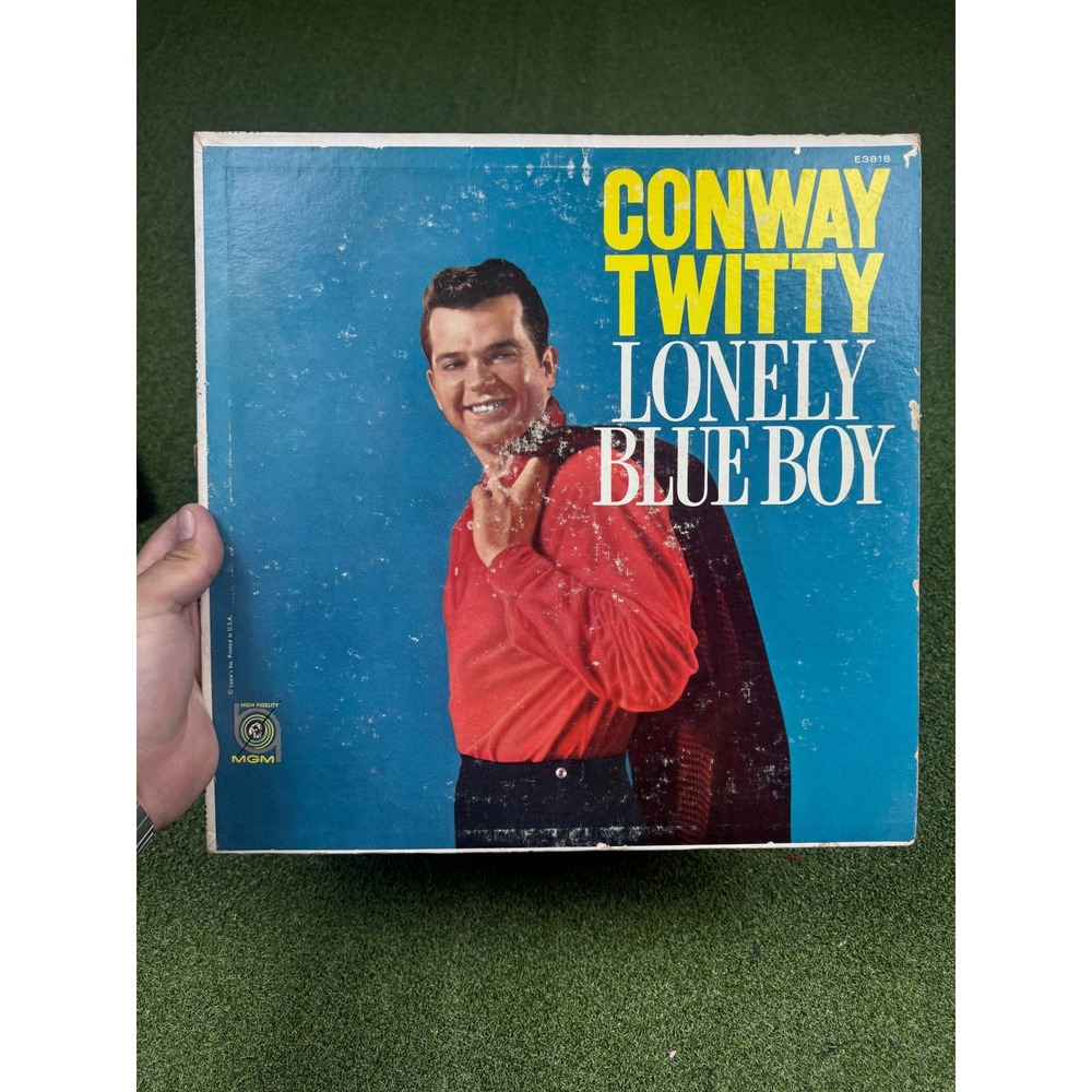 Conway Twitty Lonely Blue Boy MGM E3818 Vintage 12" LP Vinyl Record 1960s